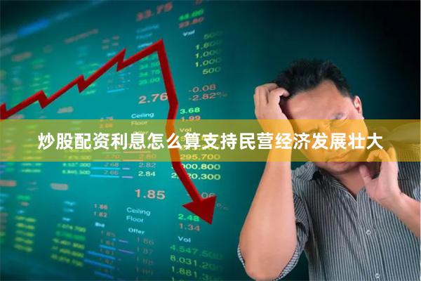 炒股配资利息怎么算支持民营经济发展壮大
