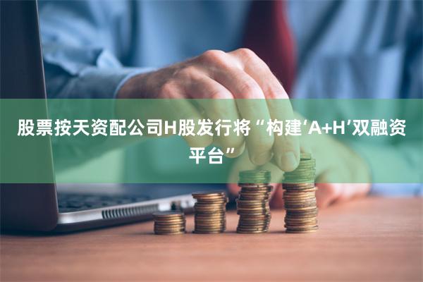 股票按天资配公司H股发行将“构建‘A+H’双融资平台”