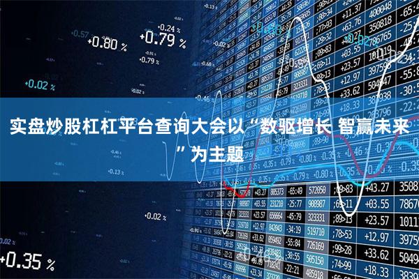 实盘炒股杠杠平台查询大会以“数驱增长 智赢未来”为主题